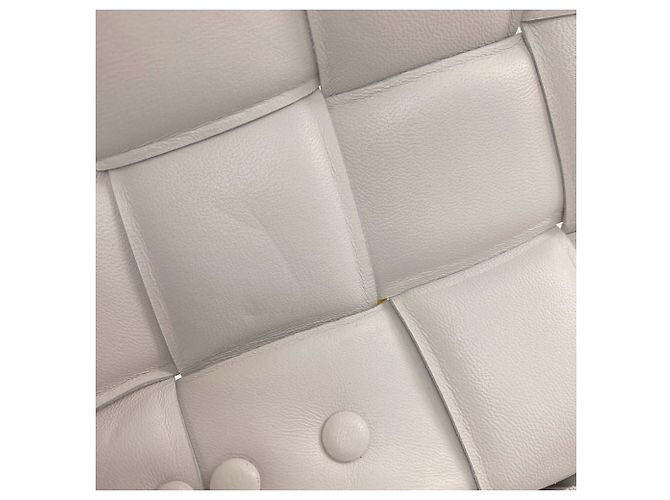 Bolso maxi Chain Cassette de Bottega Veneta Blanco - vista 14