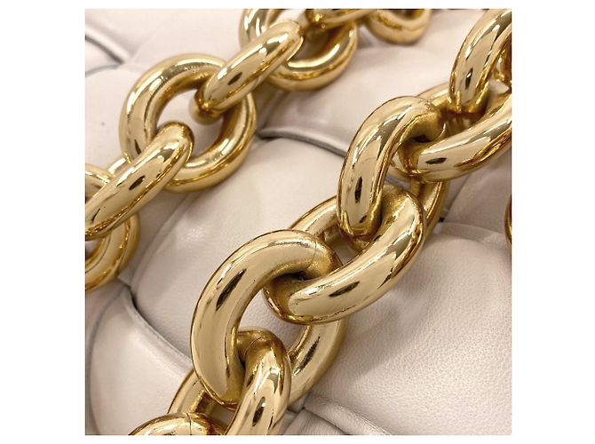 Bolso maxi Chain Cassette de Bottega Veneta Blanco - vista 15