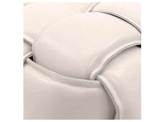 Bolso maxi Chain Cassette de Bottega Veneta Blanco - vista 19
