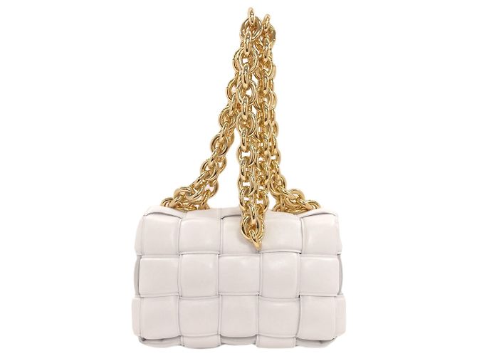 Bolso maxi Chain Cassette de Bottega Veneta Blanco - vista 2