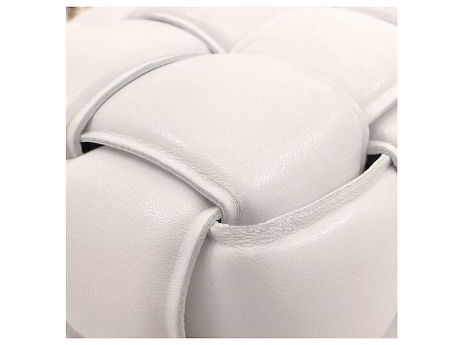 Bolso maxi Chain Cassette de Bottega Veneta Blanco - vista 20