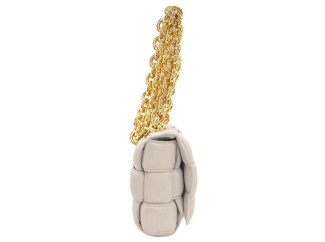 Bolso maxi Chain Cassette de Bottega Veneta Blanco - vista 3