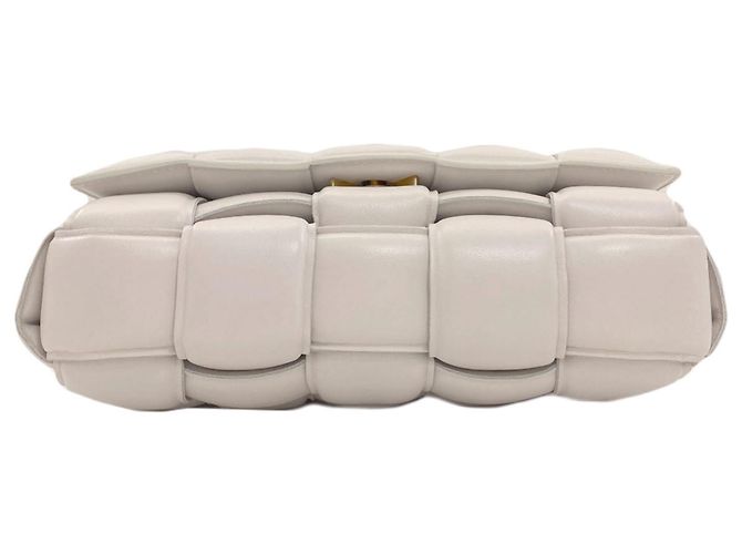 Bolso maxi Chain Cassette de Bottega Veneta Blanco - vista 4