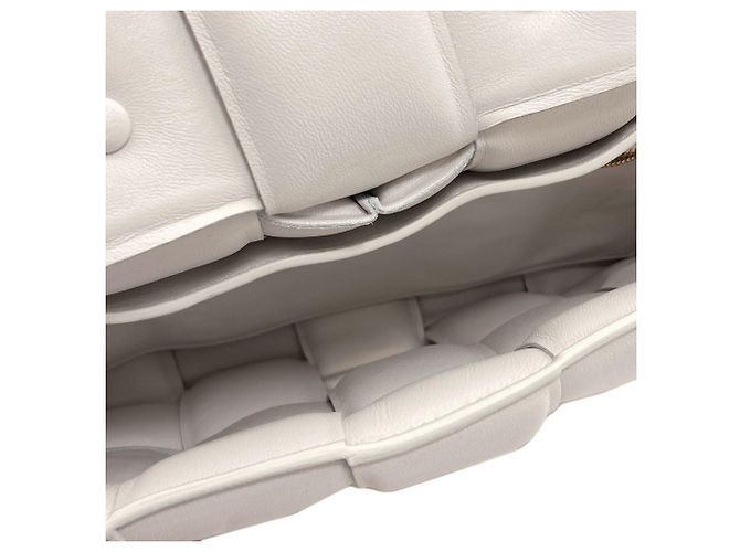Bolso maxi Chain Cassette de Bottega Veneta Blanco - vista 5
