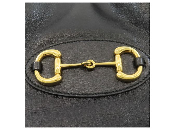 Borsa Tote Horsebit Gucci Nero - vista 17