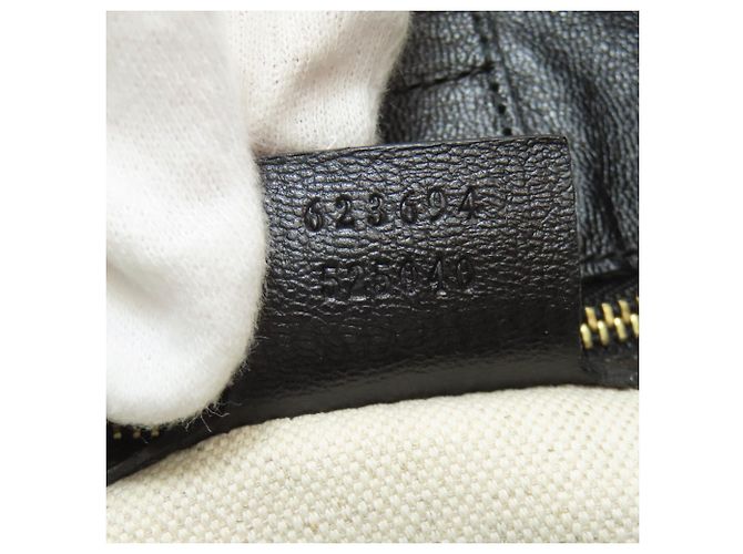 Borsa Tote Horsebit Gucci Nero - vista 7