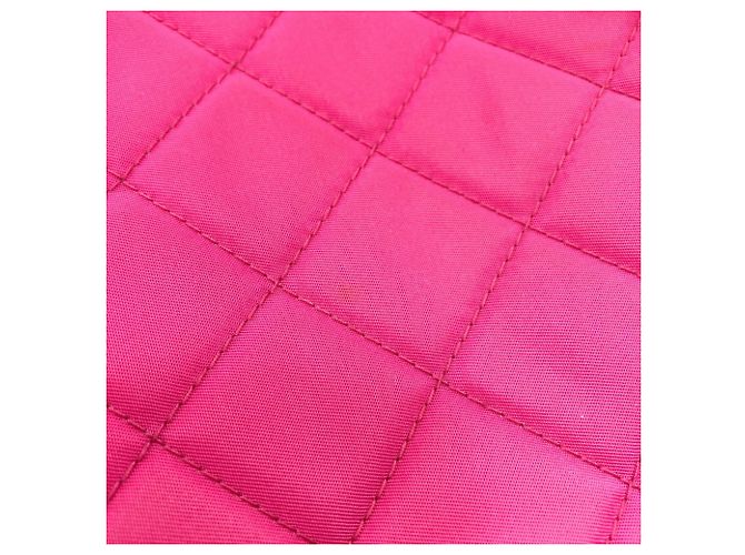 Borsa a Spalla Prada Tessuto Inpunto 2 Vie Rosa - vista 12