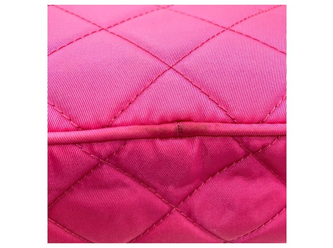 Borsa a Spalla Prada Tessuto Inpunto 2 Vie Rosa - vista 13