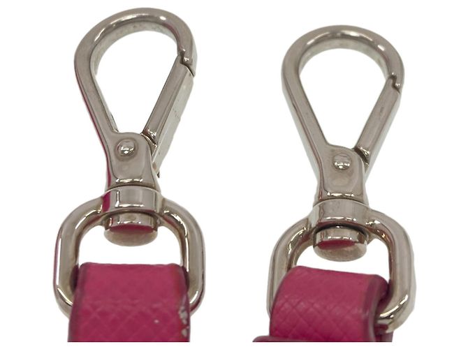 Borsa a Spalla Prada Tessuto Inpunto 2 Vie Rosa - vista 15