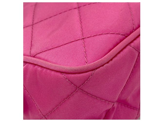 Borsa a Spalla Prada Tessuto Inpunto 2 Vie Rosa - vista 19