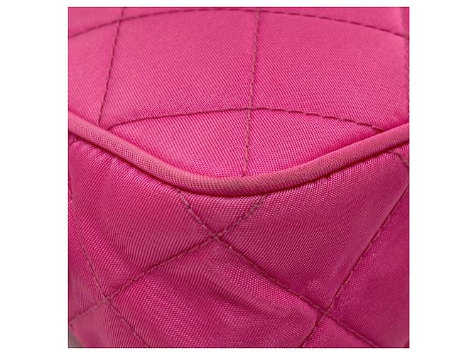 Borsa a Spalla Prada Tessuto Inpunto 2 Vie Rosa - vista 21
