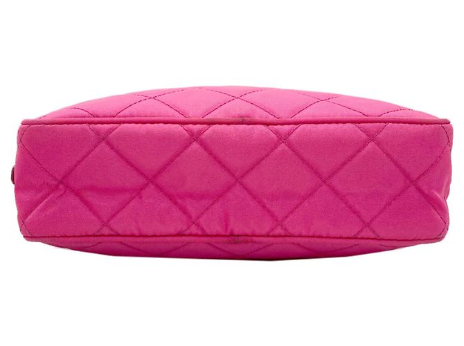 Borsa a Spalla Prada Tessuto Inpunto 2 Vie Rosa - vista 4