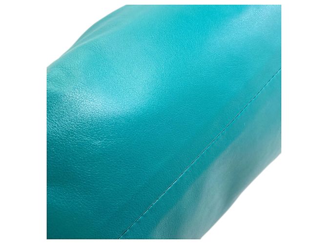 Grüne Leder-Schultertasche von Bottega Veneta - Ansicht 12