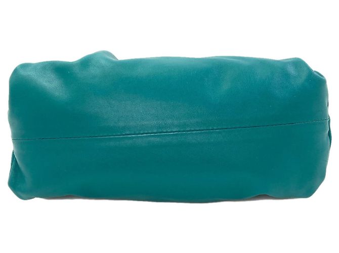 Grüne Leder-Schultertasche von Bottega Veneta - Ansicht 4