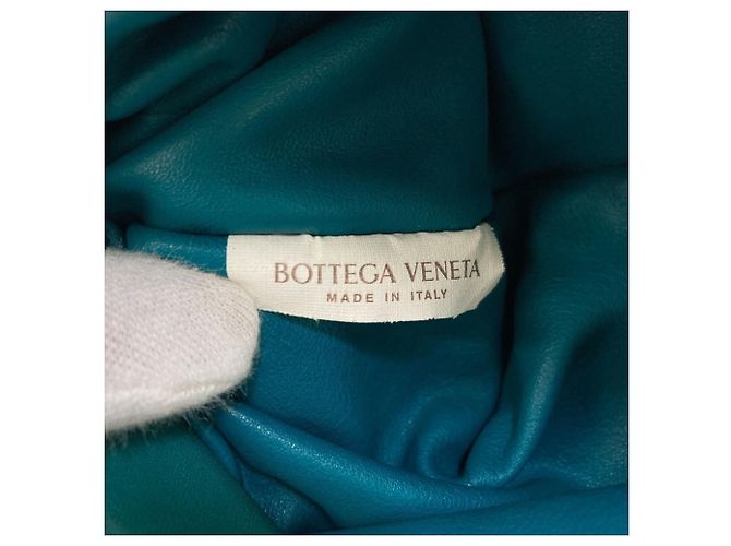 Grüne Leder-Schultertasche von Bottega Veneta - Ansicht 6