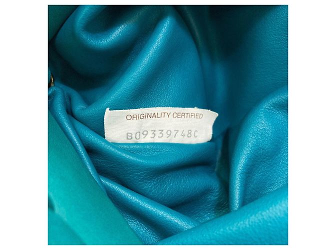 Grüne Leder-Schultertasche von Bottega Veneta - Ansicht 7