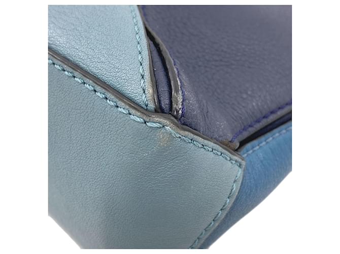 Borsa a Spalla Puzzle Loewe Blu - vista 17