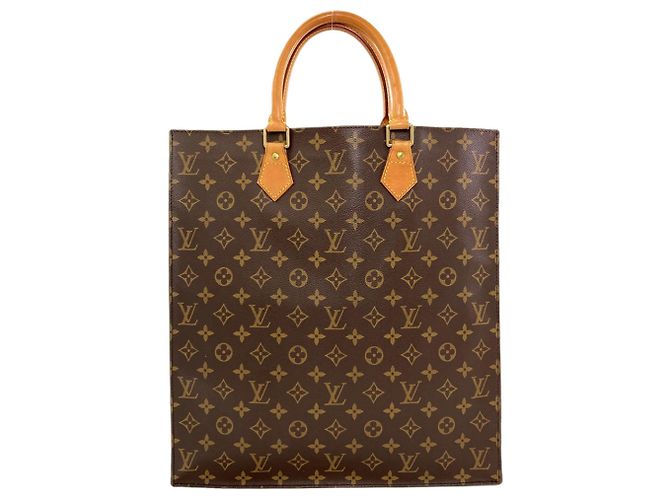 Borsa Tote Sac Plat Monogram Louis Vuitton Monogramma - vista 2