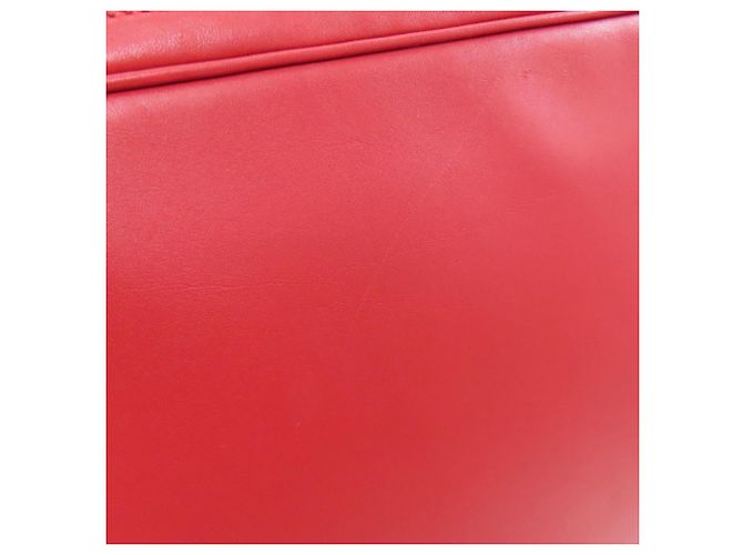 Mochila/Daypack Conversível Coach C6877 Graham em Couro Vermelho - vista 16