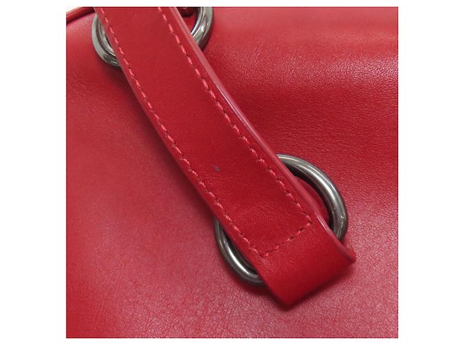Mochila/Daypack Conversível Coach C6877 Graham em Couro Vermelho - vista 19