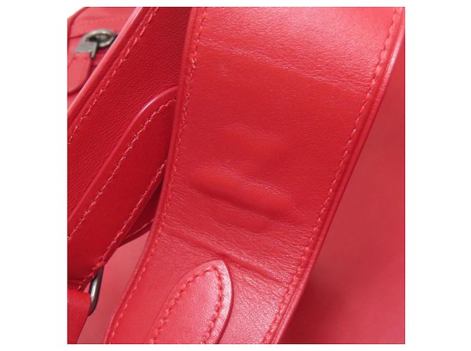 Mochila/Daypack Conversível Coach C6877 Graham em Couro Vermelho - vista 24