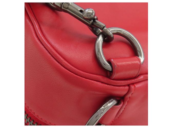 Mochila/Daypack Conversível Coach C6877 Graham em Couro Vermelho - vista 31