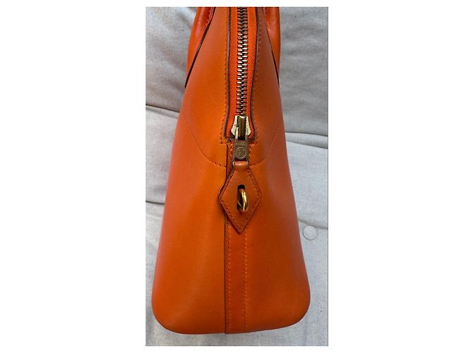 Borsa Hermès Bolide 31 in pelle arancione - vista 5