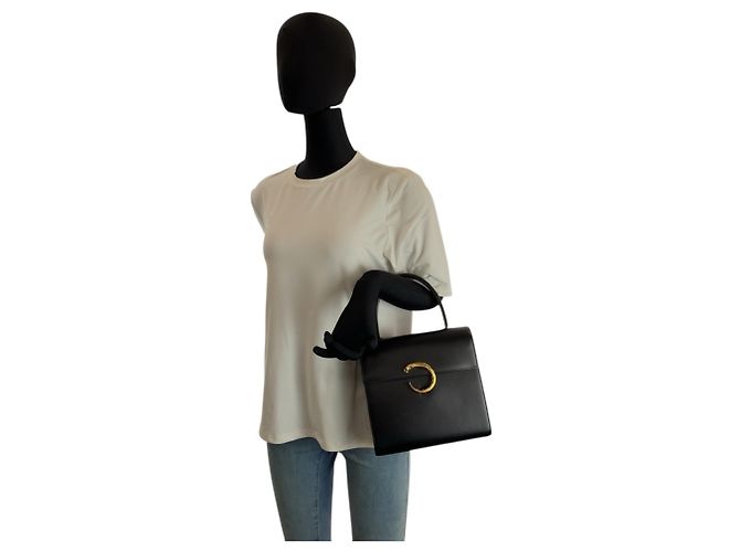 Borsa in pelle nera Panthère di Cartier Nero - vista 7