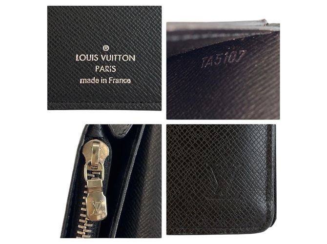 Portafoglio Taiga Louis Vuitton Nero - vista 3