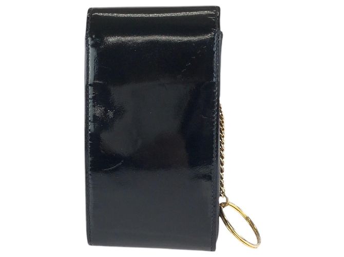 Chanel Black Enamel Cigarette Case - view 2