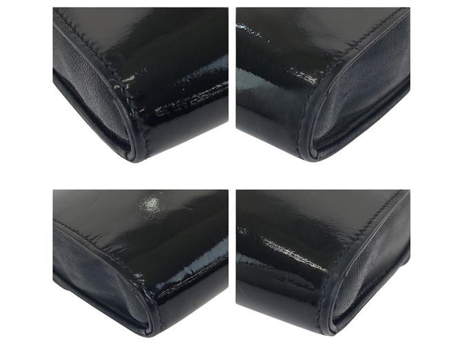 Chanel Black Enamel Cigarette Case - view 3