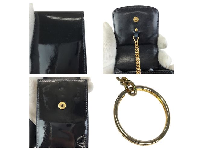 Chanel Black Enamel Cigarette Case - view 7