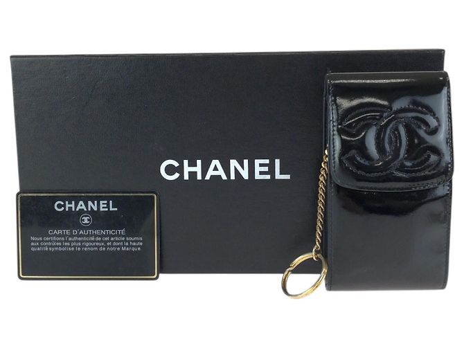 Chanel Black Enamel Cigarette Case - view 8