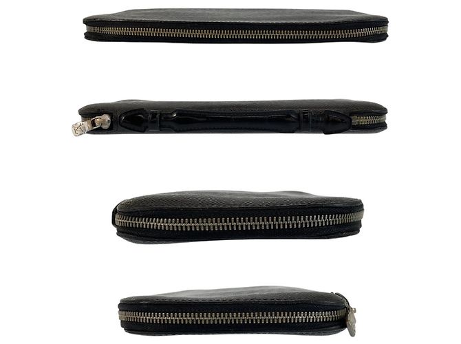 Louis Vuitton Taiga Black Leather Bi-Fold Wallet - view 10