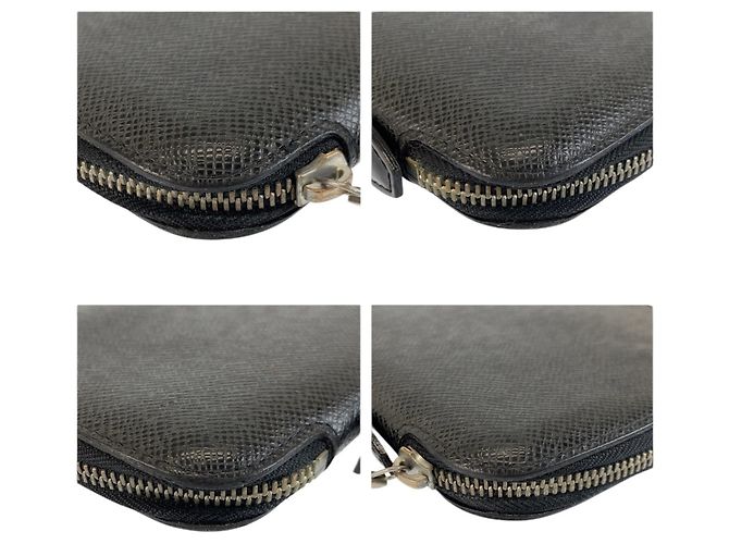 Louis Vuitton Taiga Black Leather Bi-Fold Wallet - view 8