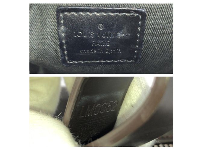 Pochette Louis Vuitton Monogram Glacé Ray Marrone - vista 4