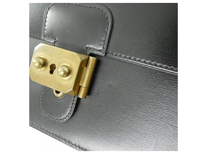 Sac Jet Second Hermès Noir - vue 5