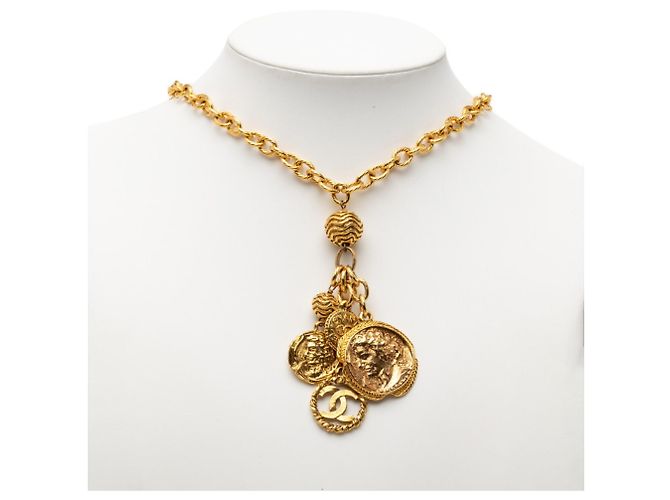 Timeless Collana pendente a catena lunga Chanel Coco Mark D'oro - vista 6