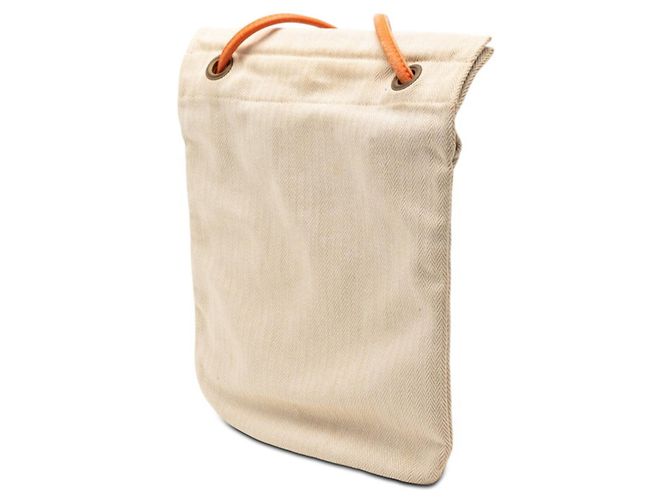 Borsa a Spalla Aline PM di Hermès Beige Arancione - vista 2