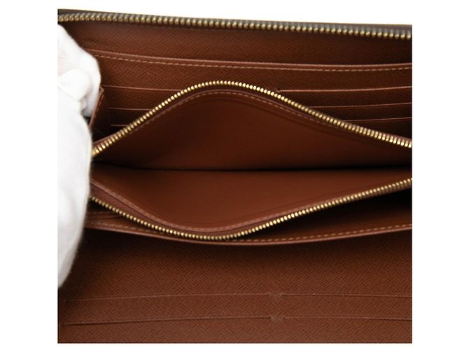 Cartera larga Zippy Organizer Monogram Louis Vuitton Castaño - vista 5