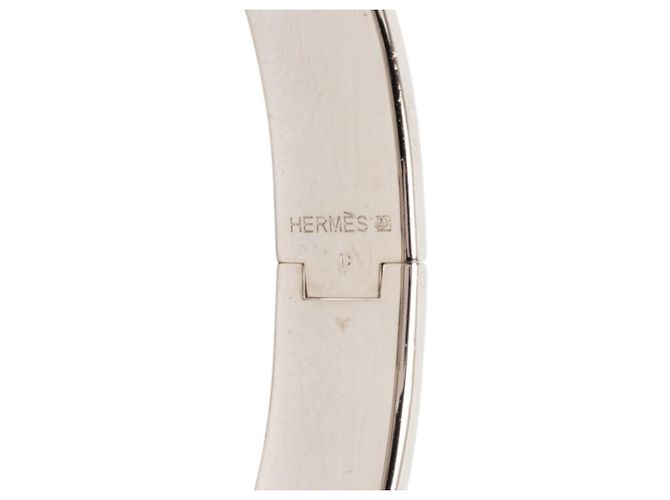 Hermès Hermes Click H PM Armband Schwarz Silber - Ansicht 5