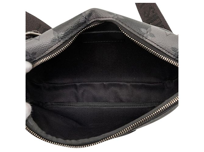 Borsa a tracolla modulare Monogram Stripe Eclipse Louis Vuitton x NIGO Marrone Nero - vista 8