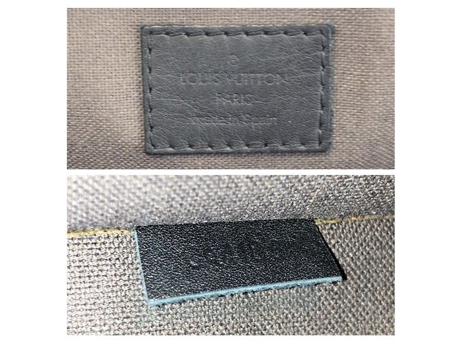 Porte Documenti Jour Damier Infini Louis Vuitton Nero - vista 4
