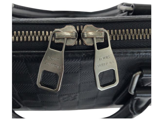 Porte Documenti Jour Damier Infini Louis Vuitton Nero - vista 6