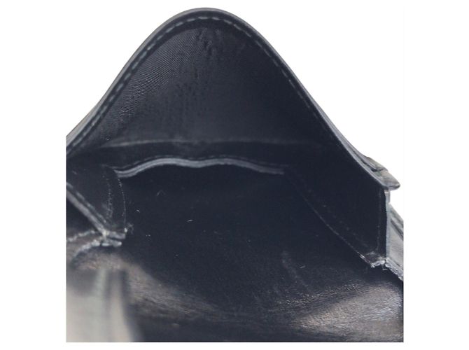 Portamonete Louis Vuitton Epi Cuvette Spool Nero - vista 7
