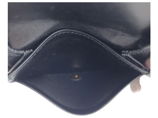 Portamonete Louis Vuitton Epi Cuvette Spool Nero - vista 8