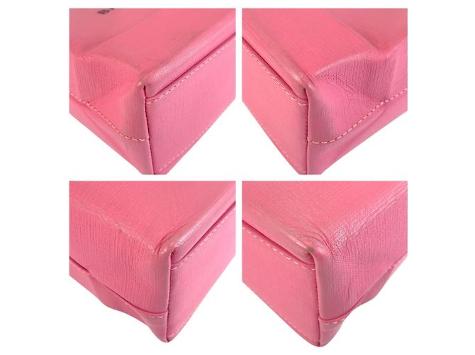 Borsa shopping XXS Balenciaga in rosa e nero - vista 4