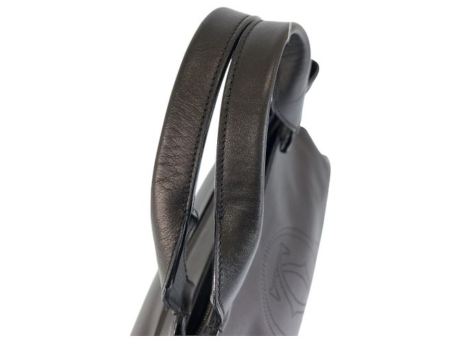 Schwarze Leder Tote Bag Marcello von Cartier - Ansicht 8