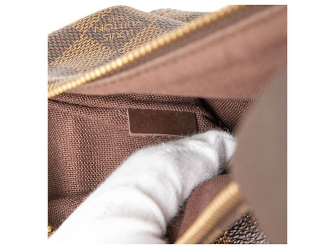 Bolsa de Ombro Pochette Melville Damier Louis Vuitton Marrom - vista 6