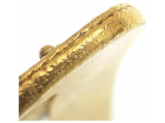 Timeless Spilla Placcata Oro Chanel Coco Mark D'oro - vista 4